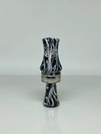 Acrylic Double Reed Duck Call - Black and White Swirl