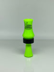 Acrylic Double Reed Duck Call - Neon Green