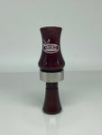 Acrylic Double Reed Duck Call - Black Cherry Pearl