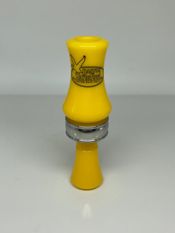 Acrylic Double Reed Duck Call - Yellow