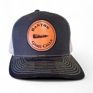 Black Leather Patch Hat - Turkey